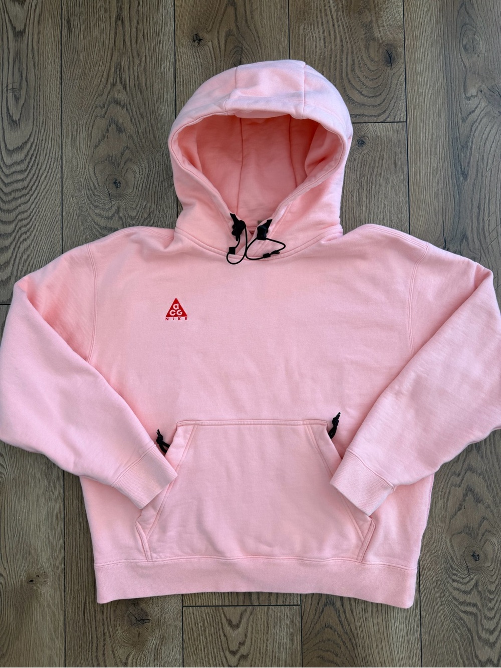 Nike ACG NRG Bleached Coral Pink Pullover Hoodie Men’s Medium